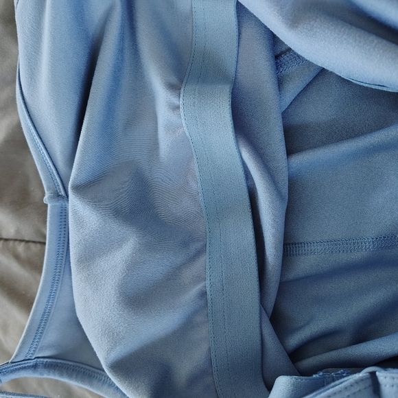 Girls Tek Gear Blue Cinch front Flare Unitard Jumpsuit XL - Picture 7 of 12